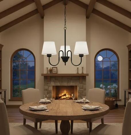 Araña Antique 3 luces